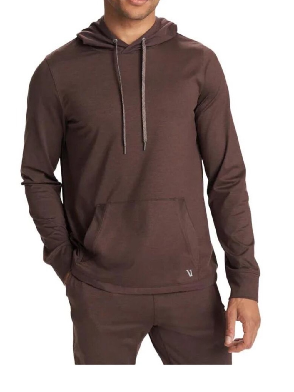 Vuori Mens XL Brown Performance
Hoodie Stretch Activewear,  XL